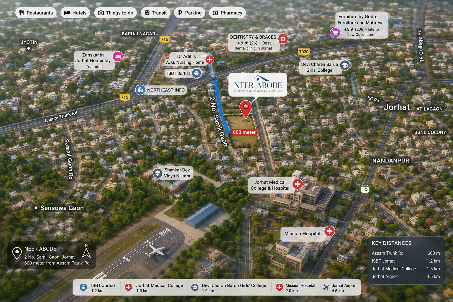Neer Abode location map